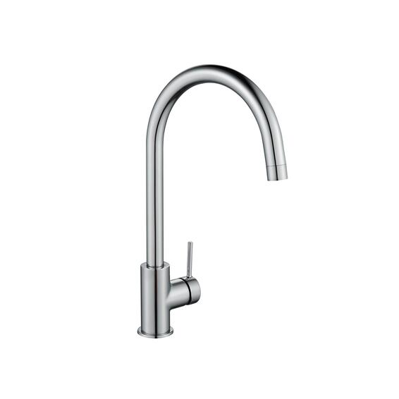 Delinia Loa Kitchen Mixer Tap Chrome H36.1cm Spout Reach 25cm