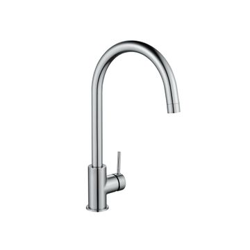 Delinia Loa Kitchen Mixer Tap Chrome H36.1cm Spout Reach 25cm