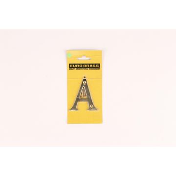 Letter A brass sign eurobrass 75mm