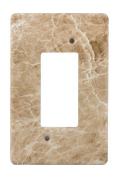 C.PLATE 2X4 ISOL CRABTREE MARBLE
