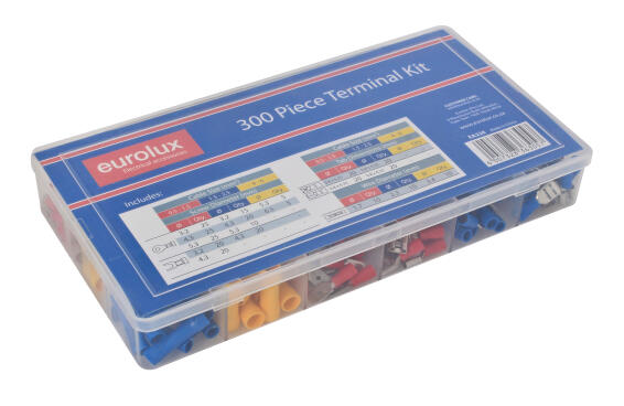 Insulated lugs kit EUROLUX 300 pieces