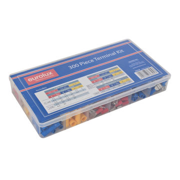 Insulated lugs kit EUROLUX 300 pieces
