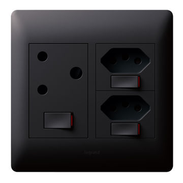 SOCKET RSA SWT 4X4 BLACK