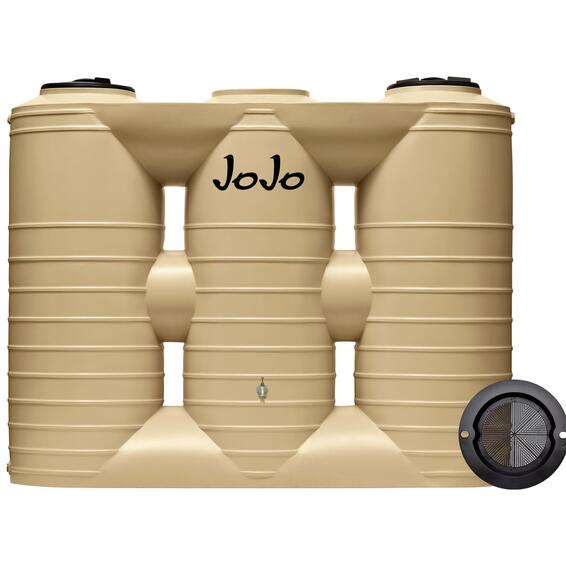 JoJo Tank Multi-Slimline Water Tank Wintergrass 2500 Litre