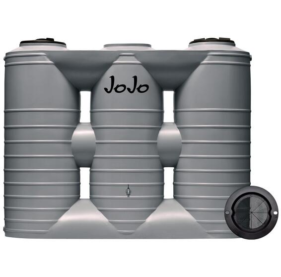 Jojo Tank Multi-Slimline Water Tank Storm Sky 2500 Litre