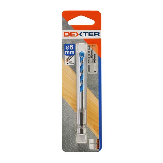 Dexter - multimaterial drill bit 6x100mm