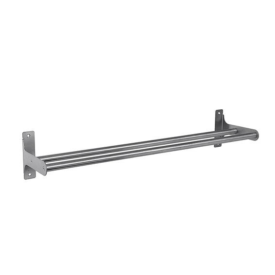 Mia Double Tower Bar Brushed 60 cm