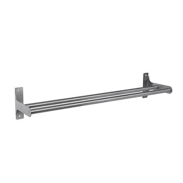 Mia Double Tower Bar Brushed 60 cm