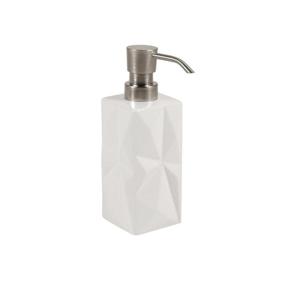 Soap dispenser diamond white
