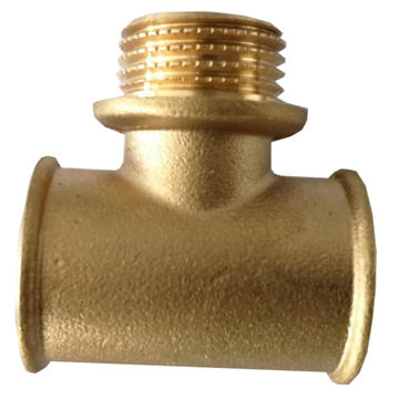 SCREWED TEE BRASS EQ FM1/2