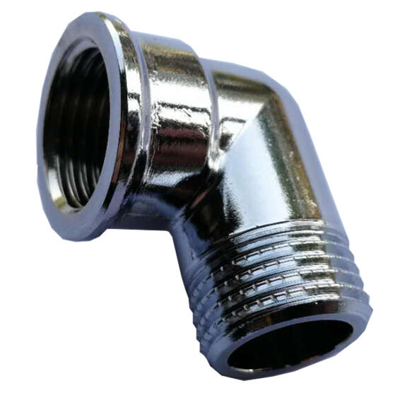 SCREWED CONNECTOR BRASS ELBOW EQ MFG1/2
