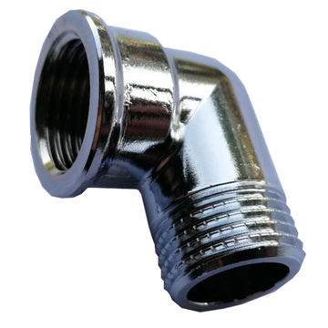 SCREWED CONNECTOR BRASS ELBOW EQ MF3/8