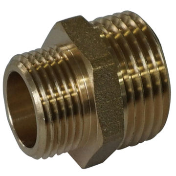 SCREWED NIPPLE RED/INC BRASS EQ MM3/4