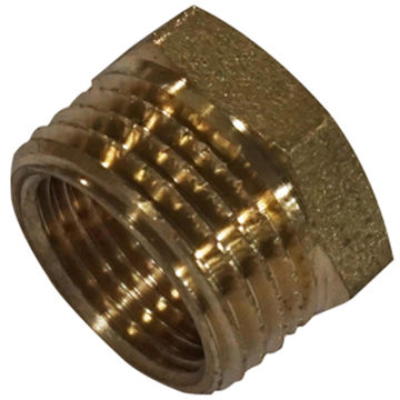 SCREWED NIPPLE RED/INC BRASS EQ MF3/8