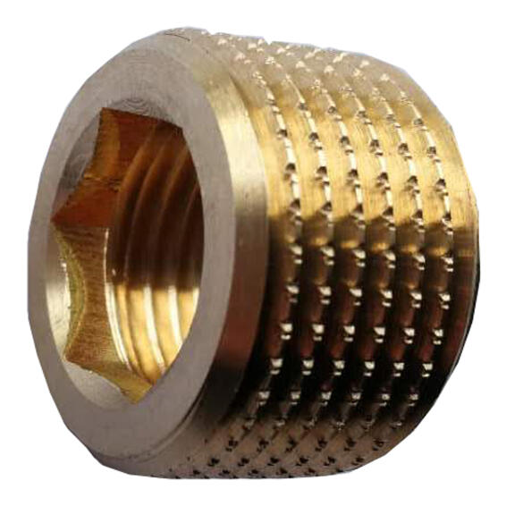 BRASS INTERNAL HEXAGONAL EQ MF3/4