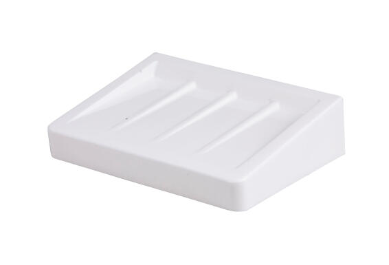 SOAP DISH PLASTIC SENSEA FUNKY WHITE