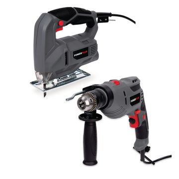 POWER PLUS COMBO IMPACT DRILL 600W AND JIGSAW 450W