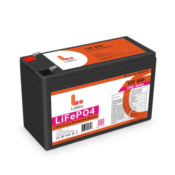 Lalela Lithium Ion Lifepo4 12V 7AH Battery 
