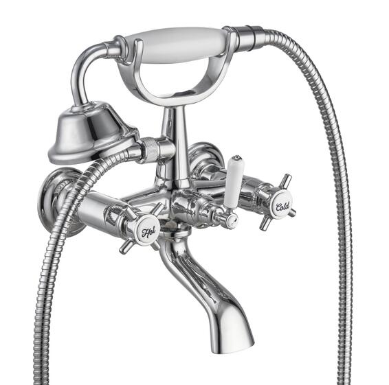 Sensea Mauna Bath Mixer Including Handshower Chrome W21.4cmxD15.5cmxH26.5cm