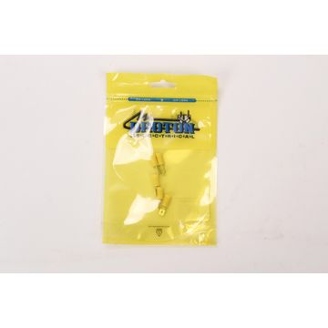 Lugs insulated male spade 2.8mm PROTON yellow x5