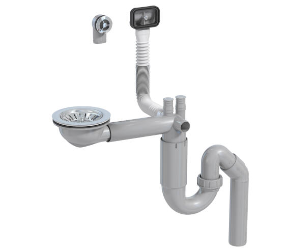 EQUATION Sink trap kit complete space saving for one sinks