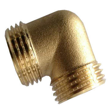 SCREWED CONNECTOR BRASS ELBOW EQ MM 1/2