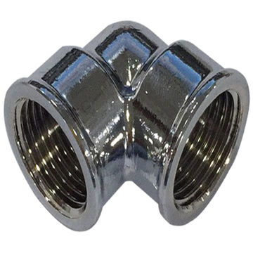 SCREWED CONNECTOR BRASS ELBOW EQ FF3/8