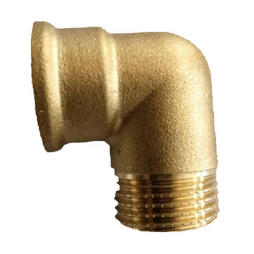 SCREWED CONNECTOR BRASS ELBOW EQ MF1