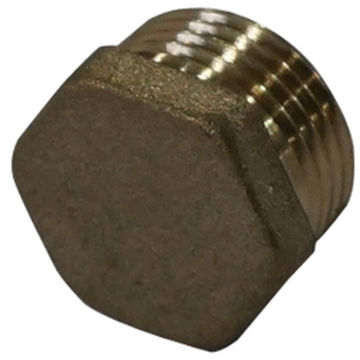 SCREWED PLUG BRASS PLACE SEAL EQ M1/2