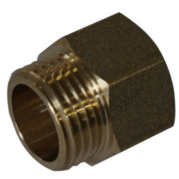 SCREWED CONNECT SLEEVE BRASS EQ MFG3/4