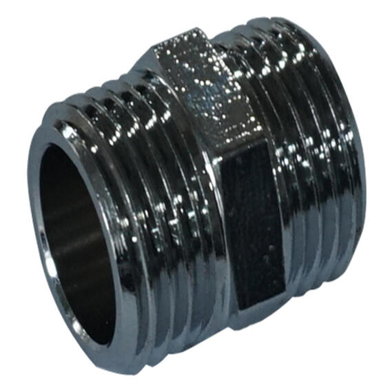 SCREWED NIPPLE SHORT BRASS EQ MMG3/8