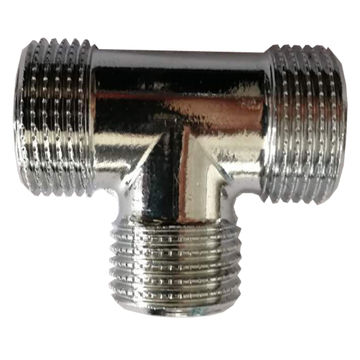 SCREWED CONN TEE BRASS EQ MM3/8