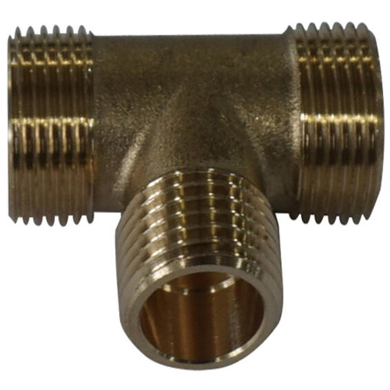 SCREWED CONNECTOR TEE BRASS EQ FF1