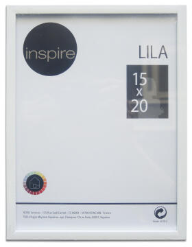 Frame INSPIRE Russia Lila White 15x20cm