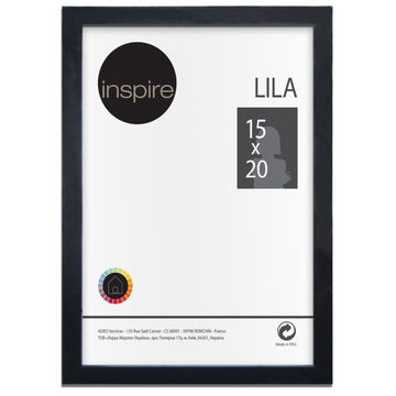 Inspire  lila frame black 15x20cm