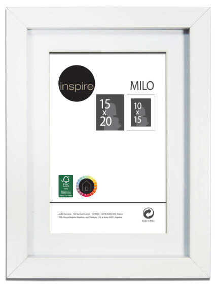 Inspire pic frame milo white 15x20 