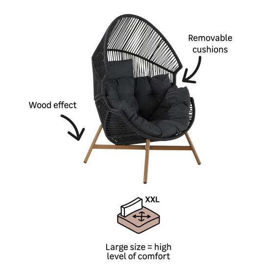 Egg chair 2024 leroy merlin