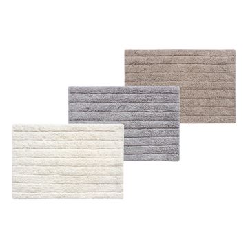 Sensea essential bathmat 100% cotton grey w40cmxl60cm