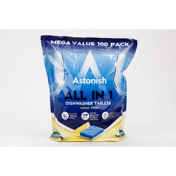 Astonish All-In-One Dishwasher Tablets x 100