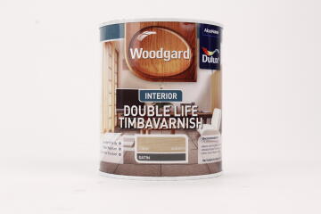 Wood varnish clear DULUX WOODGARD INTERIOR DOUBLE LIFE TIMBAVARNISH Eggshell 1L
