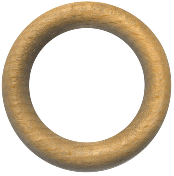 Inspire curtain ring  d28mm light oak x10