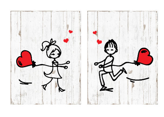 WALL PLAQUE BALLOON 30X40X2.5CM 2PC
