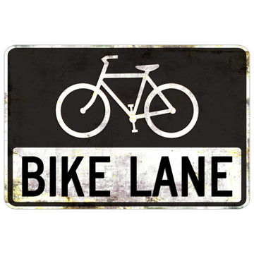 Inspire wall plaque bike 20x30x2cm