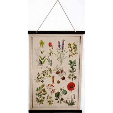 WALL PLAQUE FLOWER 70X1.2X50M