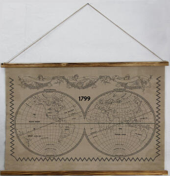 WALL PLAQUE MAP USA 100X1.2X73M