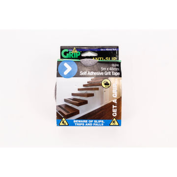 Anti-slip self adhesive grid tape clear 5mx48mm perma