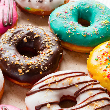 CANVAS DONUT 20X20CM