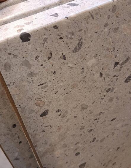 Kitchen Countertop Laminate L246Cm X D63,5Cm X H2,8Cm Terrazzo