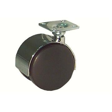 CASTER SWIVEL PLATE CHROME D50MM