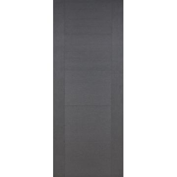 Interior Door Milano Horizontal Slats Grey 
